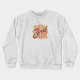 Zouk dance design retro vintage Crewneck Sweatshirt